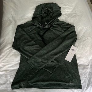 MENS GREEN ALO HOODIE [M]